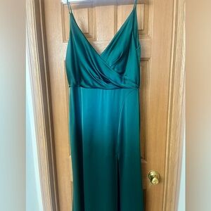 Jenny Yoo Beckett Bridesmaid dress - Emerald green - size 16
